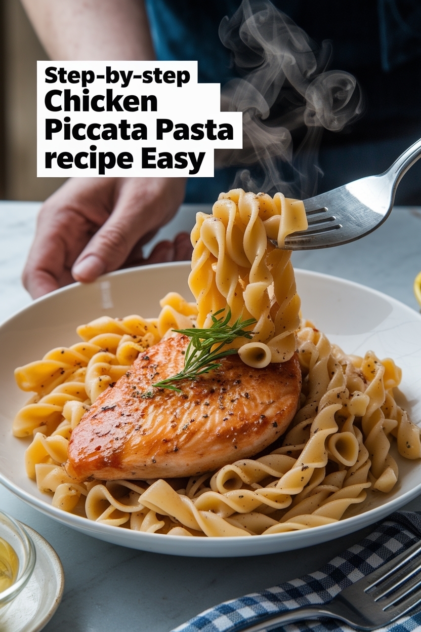 chicken piccata pasta recipe easy