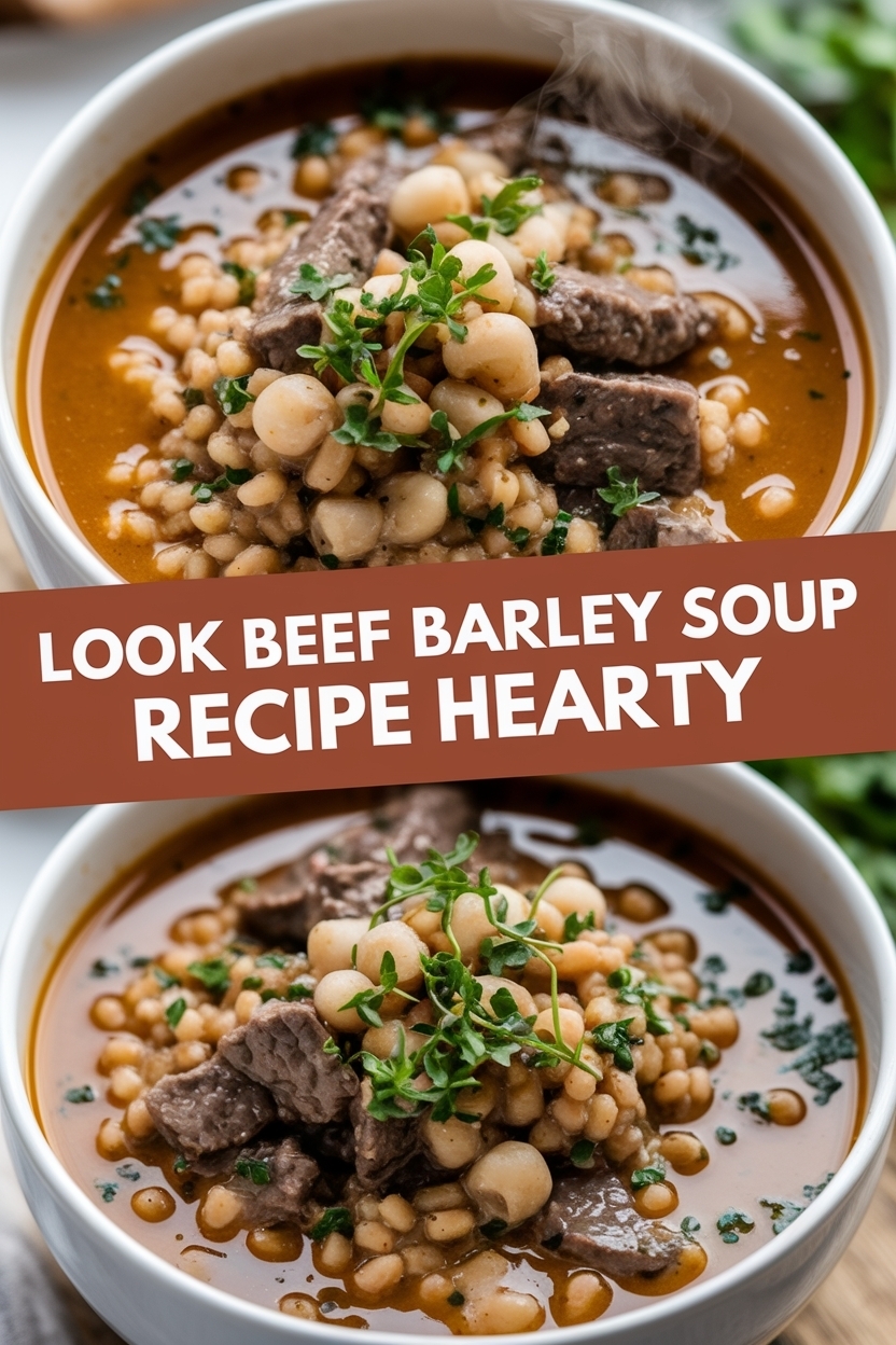 beef barley soup recipe hearty