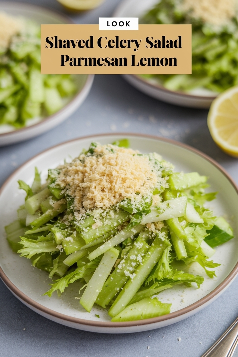 shaved celery salad parmesan lemon