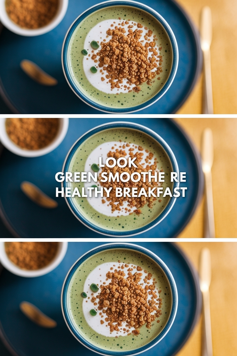 green smoothie recipe healthy breakfast - Extra Photo
