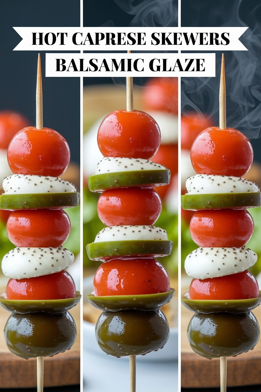 caprese skewers recipe balsamic glaze