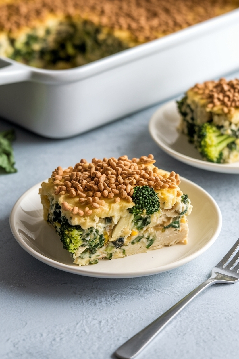 chicken broccoli casserole recipe healthy