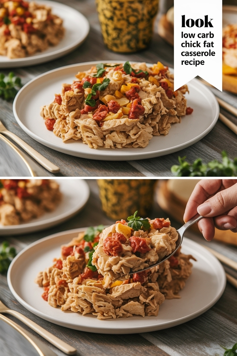 low carb chicken fajita casserole recipe
