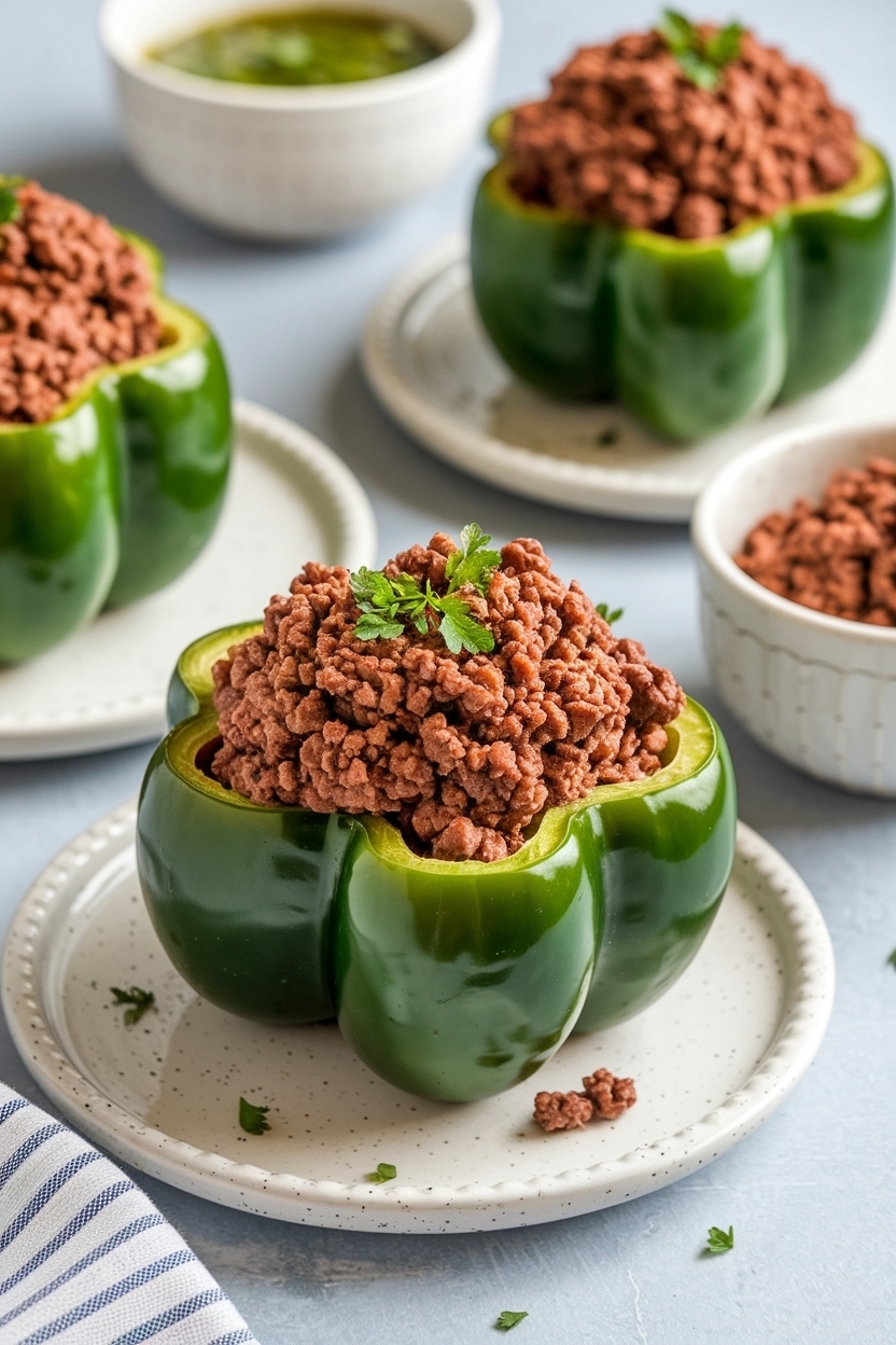 stuffed bell peppers recipe ground beef