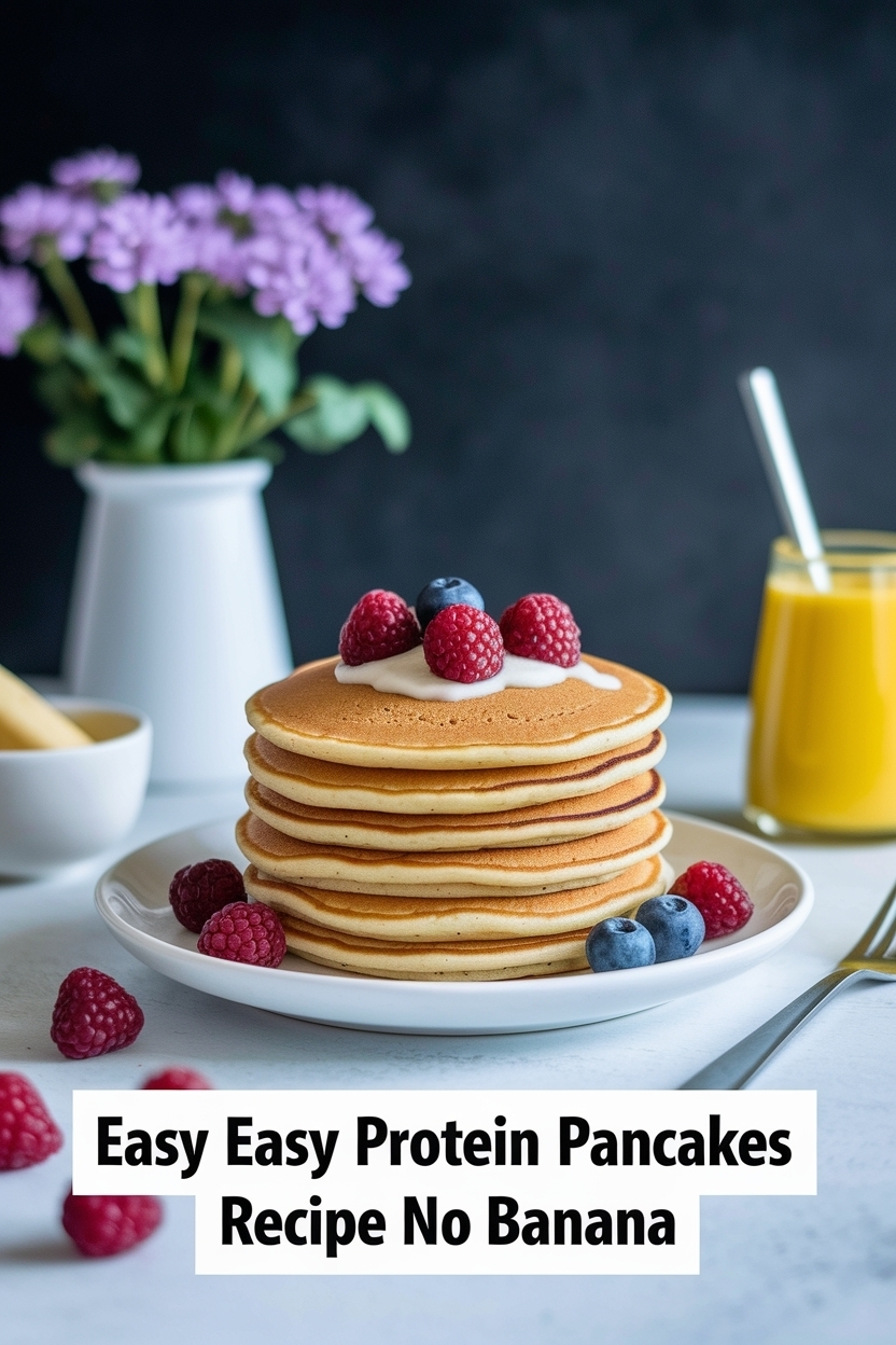 easy protein pancakes recipe no banana