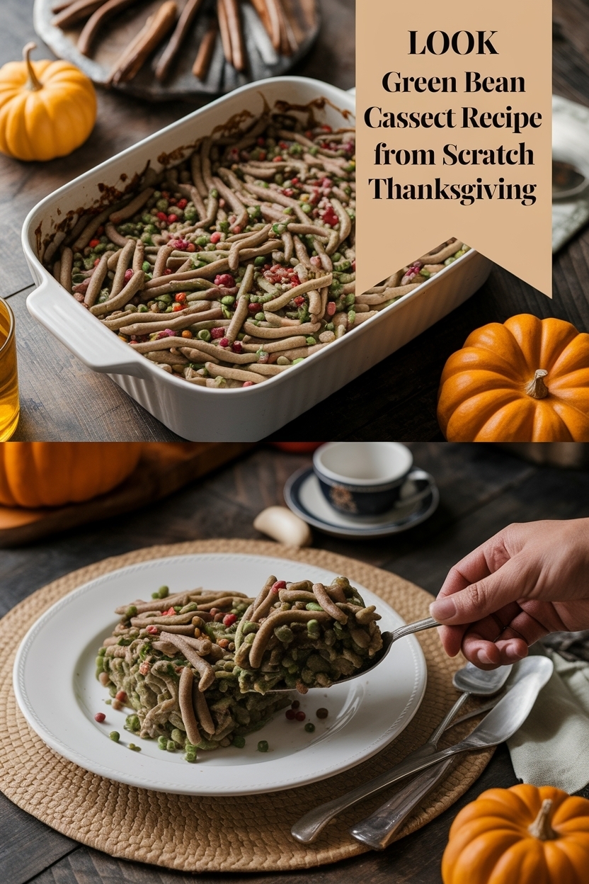green bean casserole recipe from scratch
