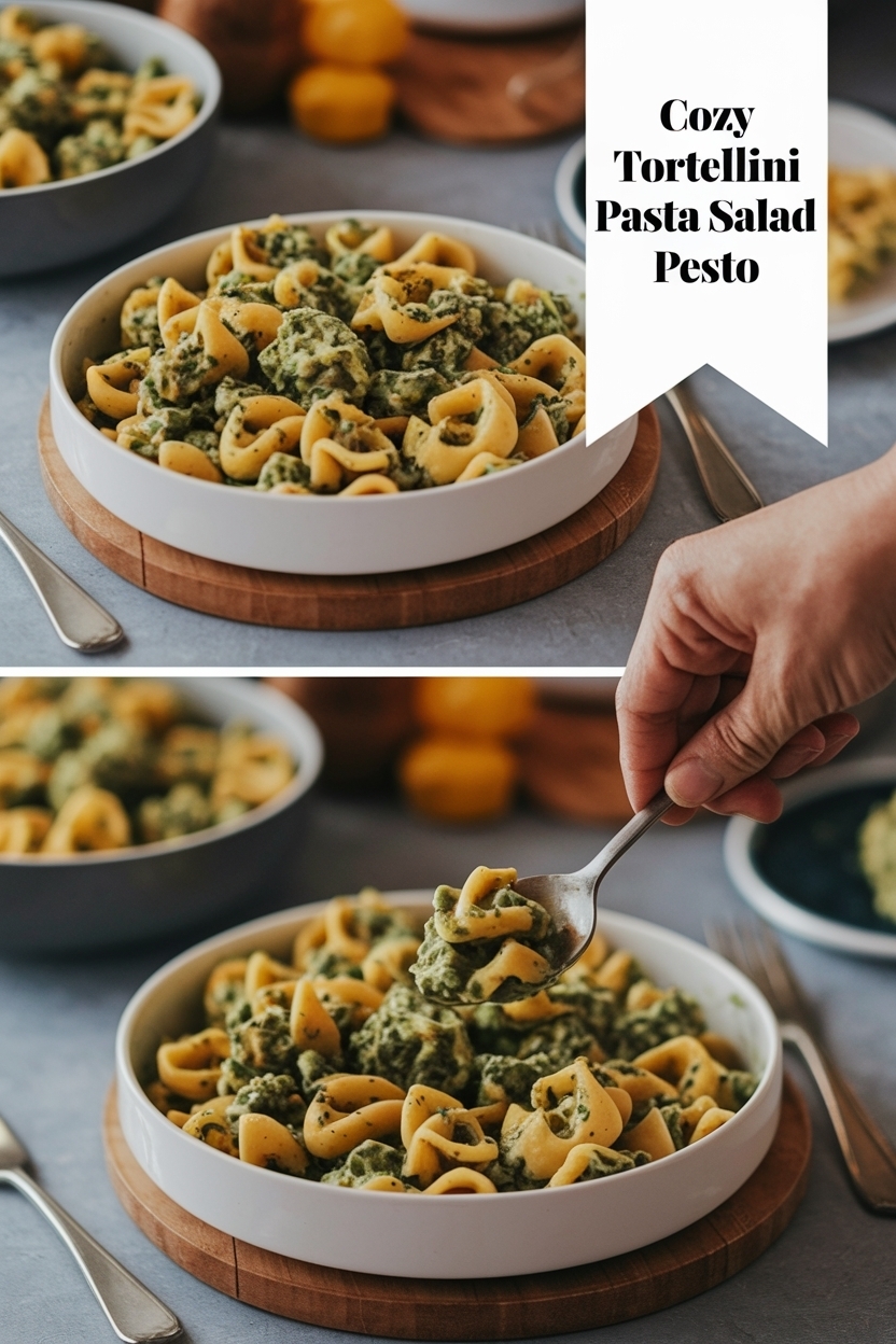 tortellini pasta salad pesto