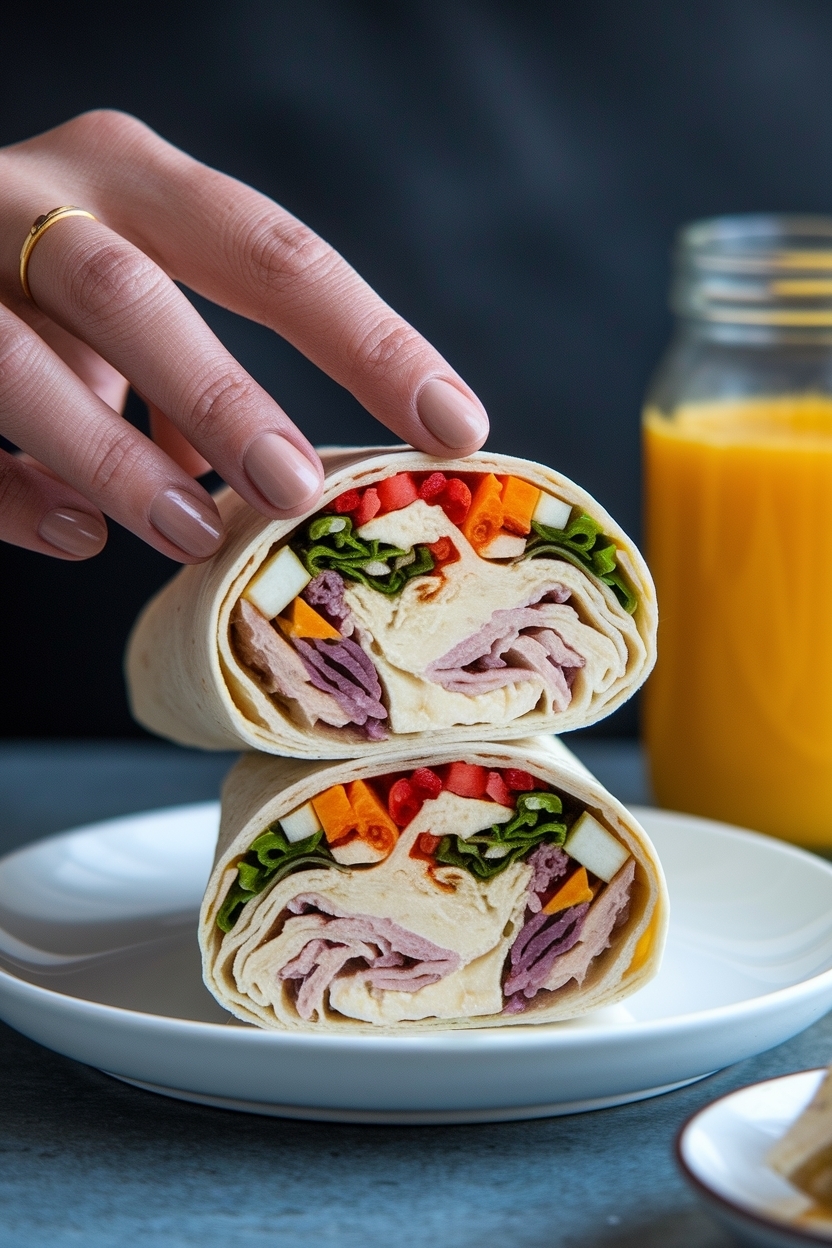 high protein breakfast burrito meal prep