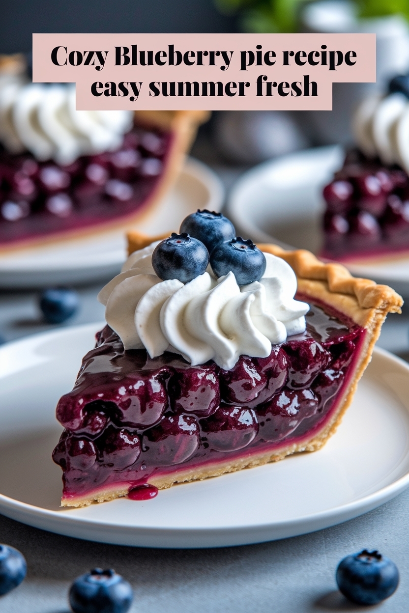 blueberry pie recipe easy summer fresh