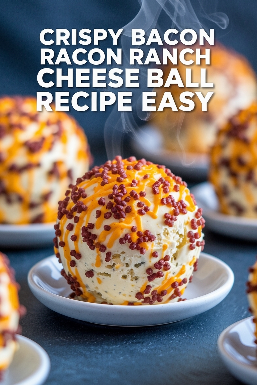 bacon ranch cheese ball recipe easy