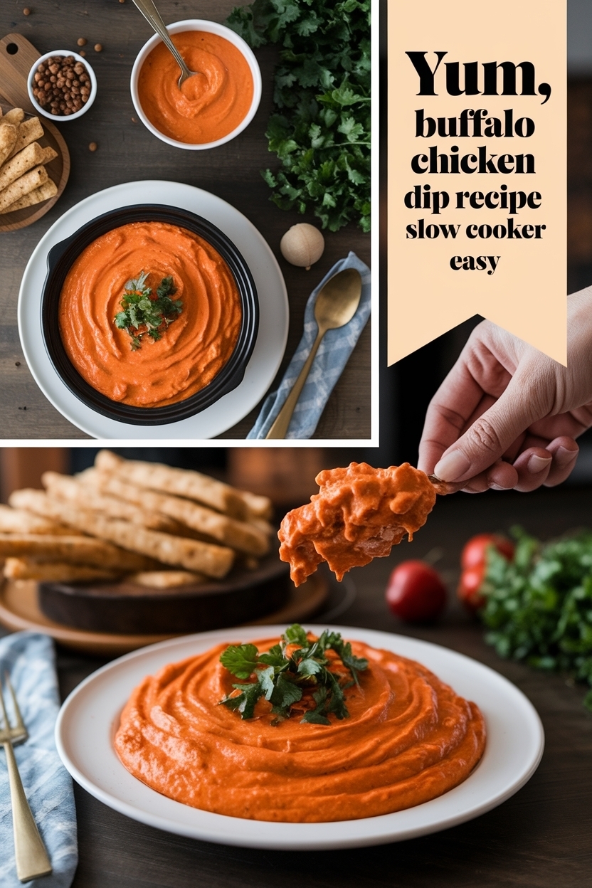 buffalo chicken dip recipe slow cooker easy