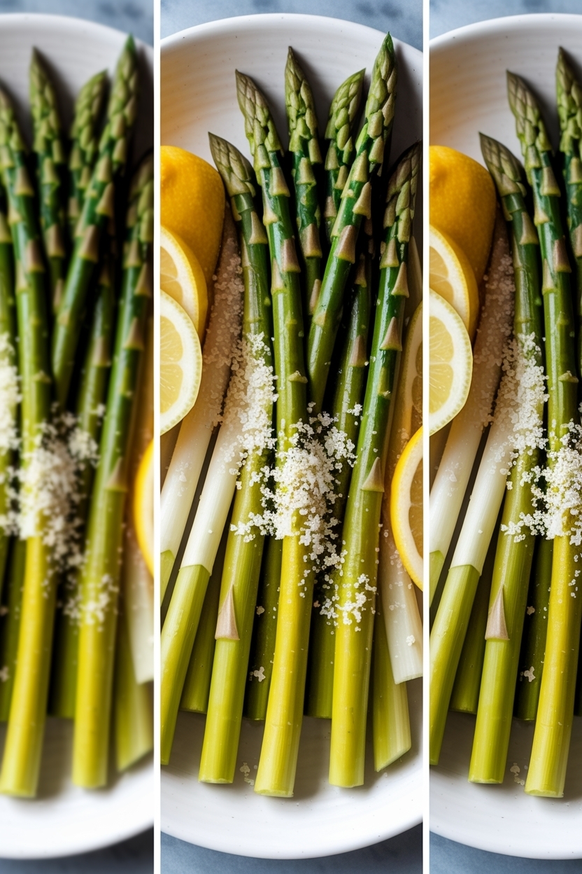 shaved asparagus salad parmesan lemon