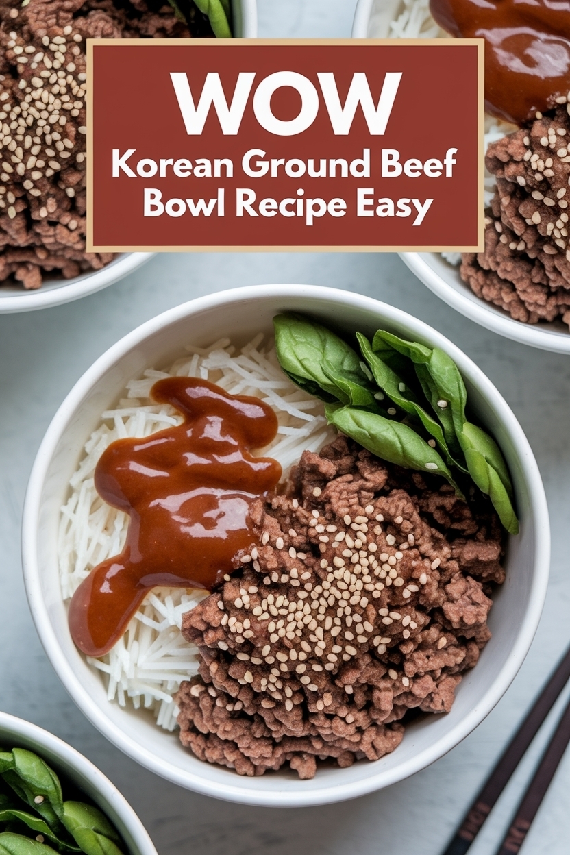 korean ground beef bowl recipe easy