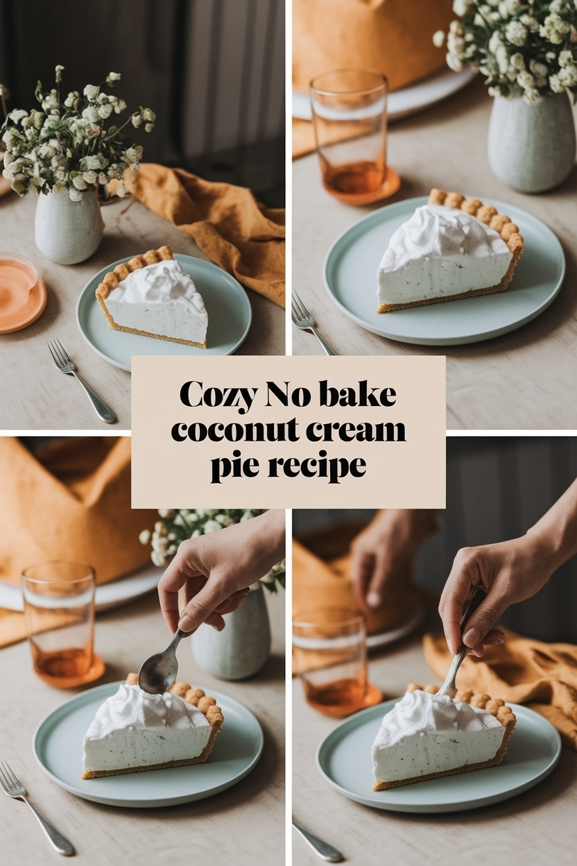 no bake coconut cream pie recipe