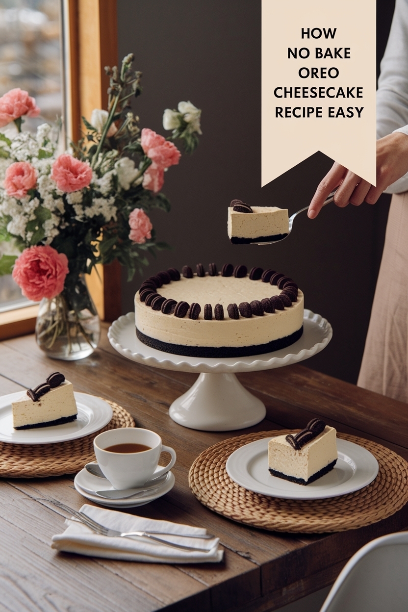 no bake oreo cheesecake recipe easy