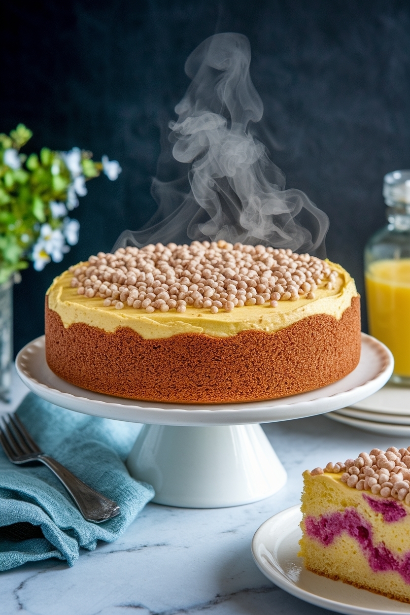 rhubarb dump cake yellow cake mix