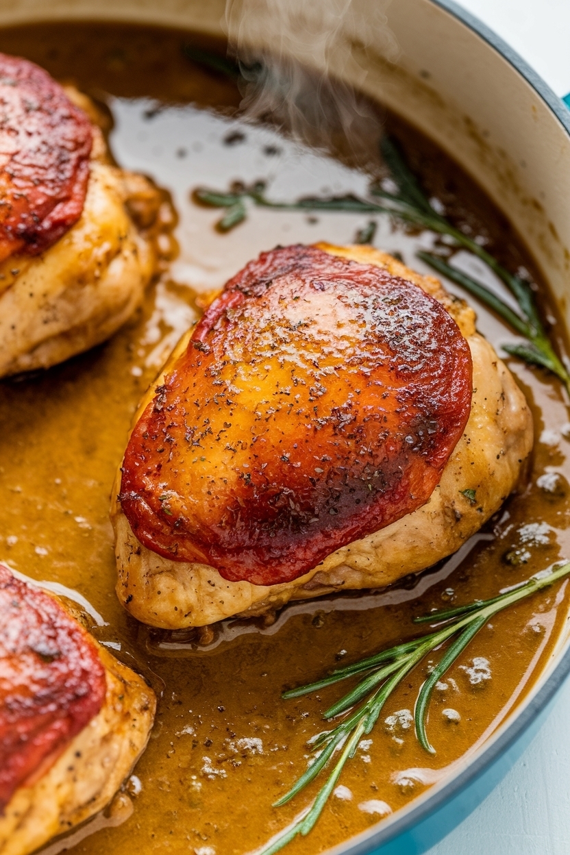 one pan tuscan chicken thighs viral
