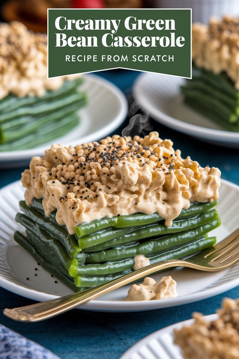 green bean casserole recipe from scratch