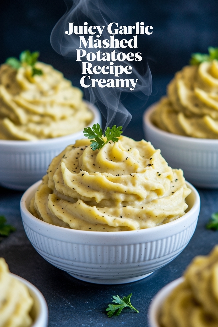 garlic mashed potatoes recipe creamy