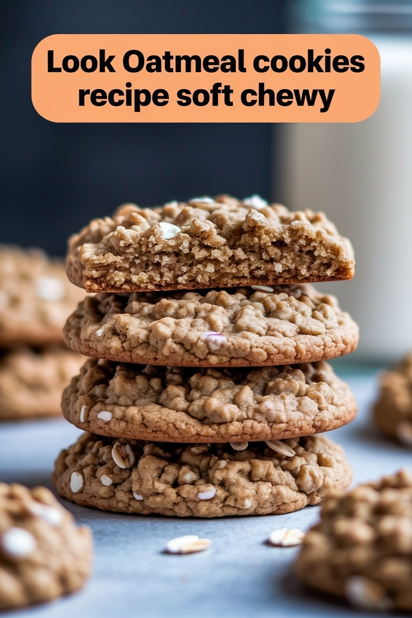 rhubarb oatmeal cookies - Extra Photo