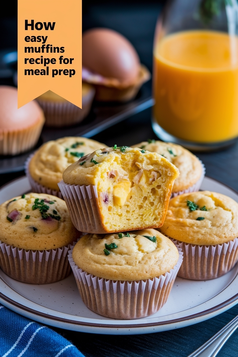 easy egg muffins recipe for meal prep