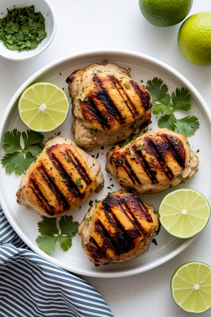 grilled chicken thighs cilantro lime