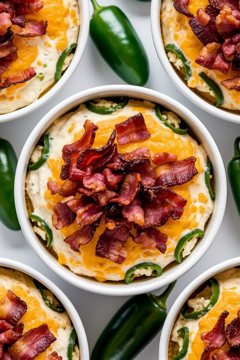 baked jalapeño popper dip with bacon