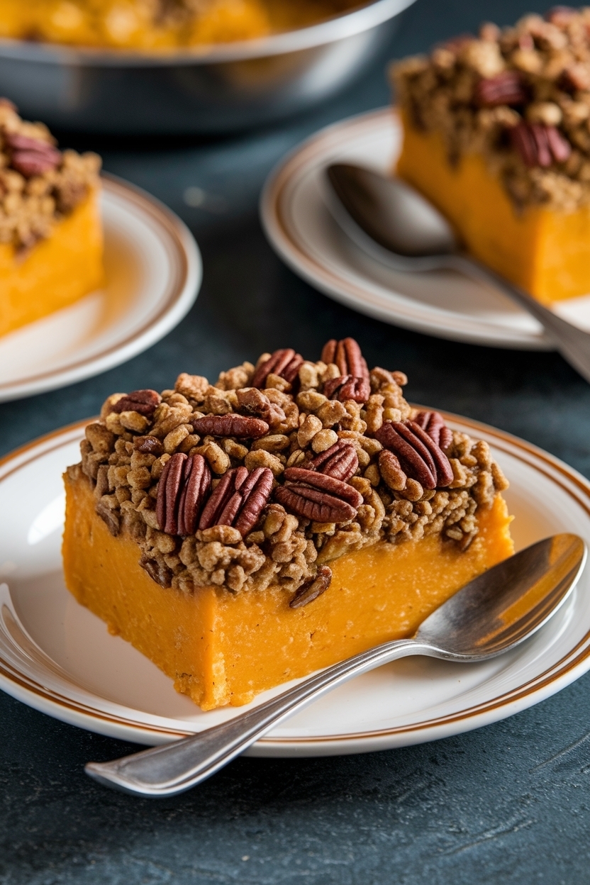sweet potato casserole pecan streusel