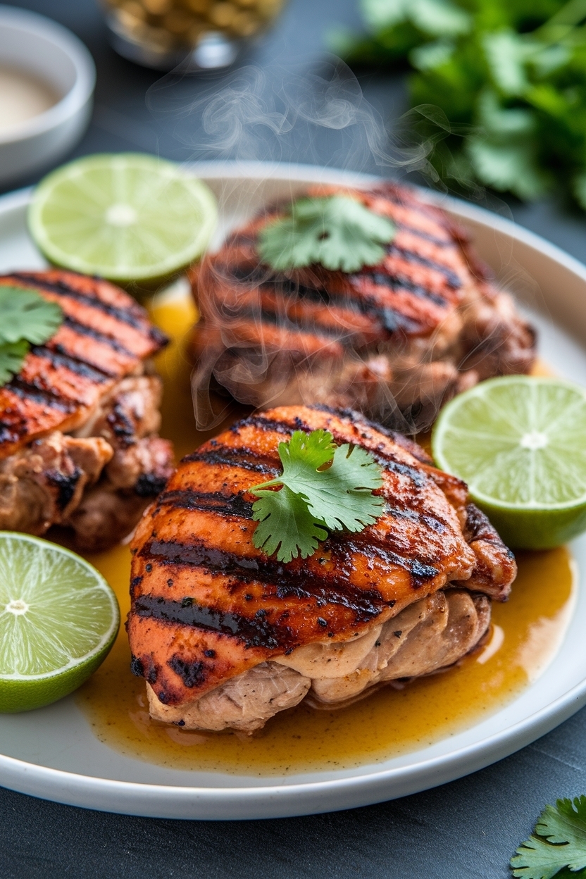 grilled chicken thighs cilantro lime