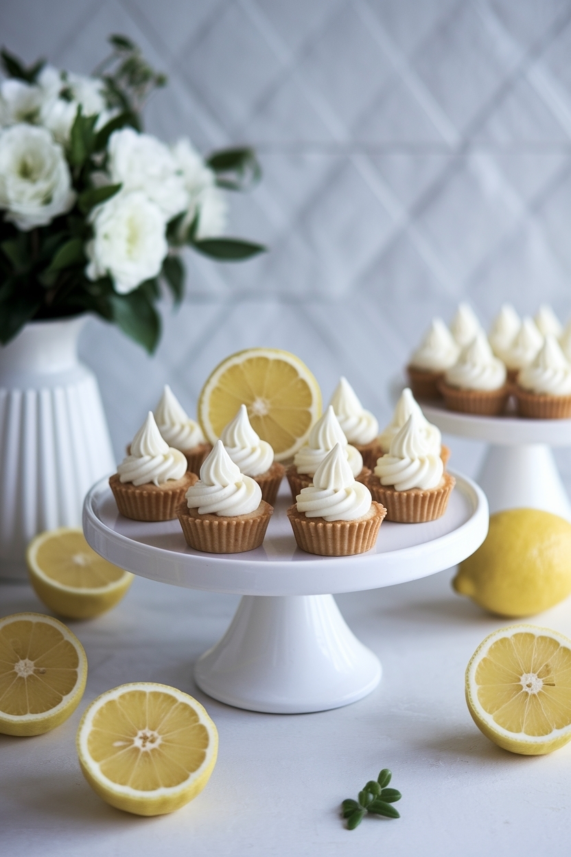 mini lemon tarts bridal shower