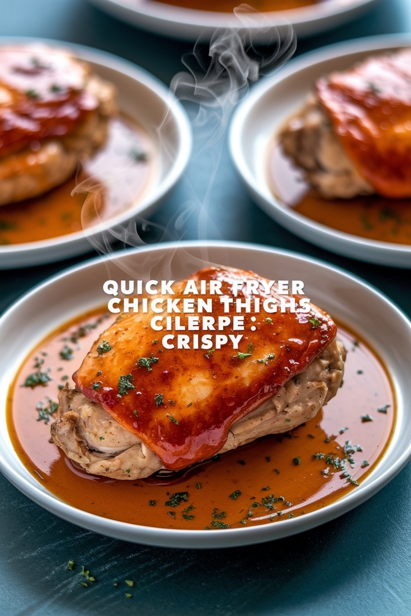 air fryer chicken thighs recipe crispy