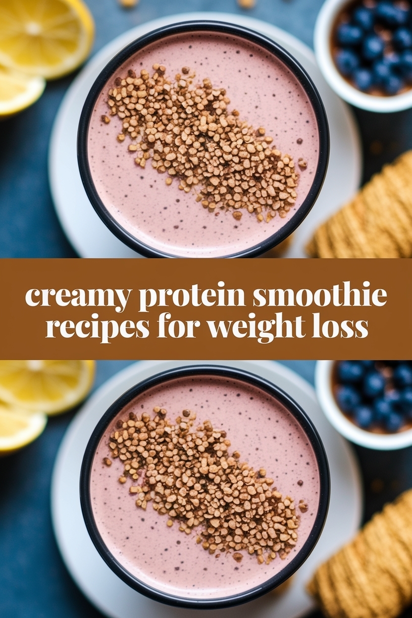 protein smoothie recipes for weight loss