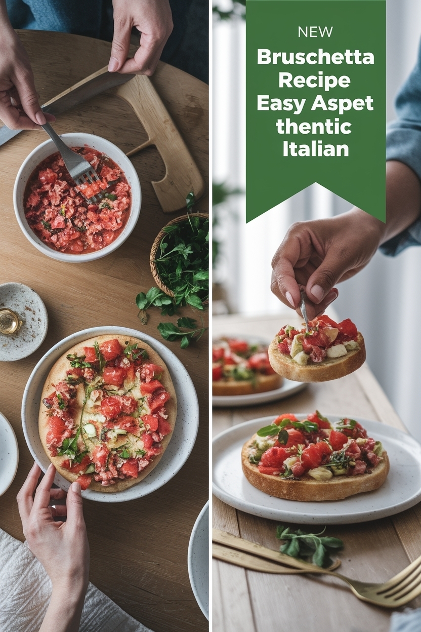 bruschetta recipe easy authentic italian