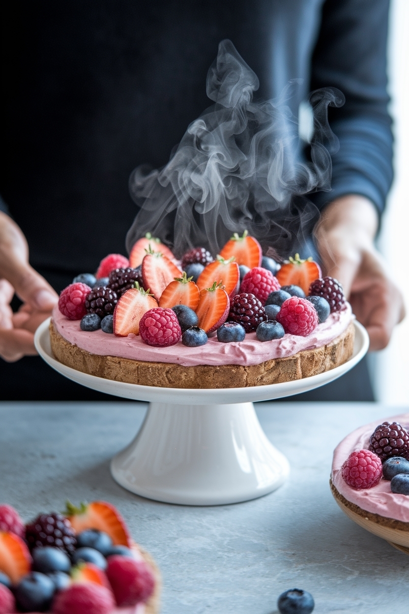 valentine dessert charcuterie board berries chocolate