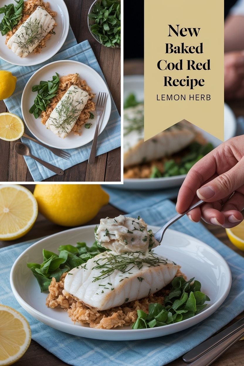 baked cod recipe lemon herb