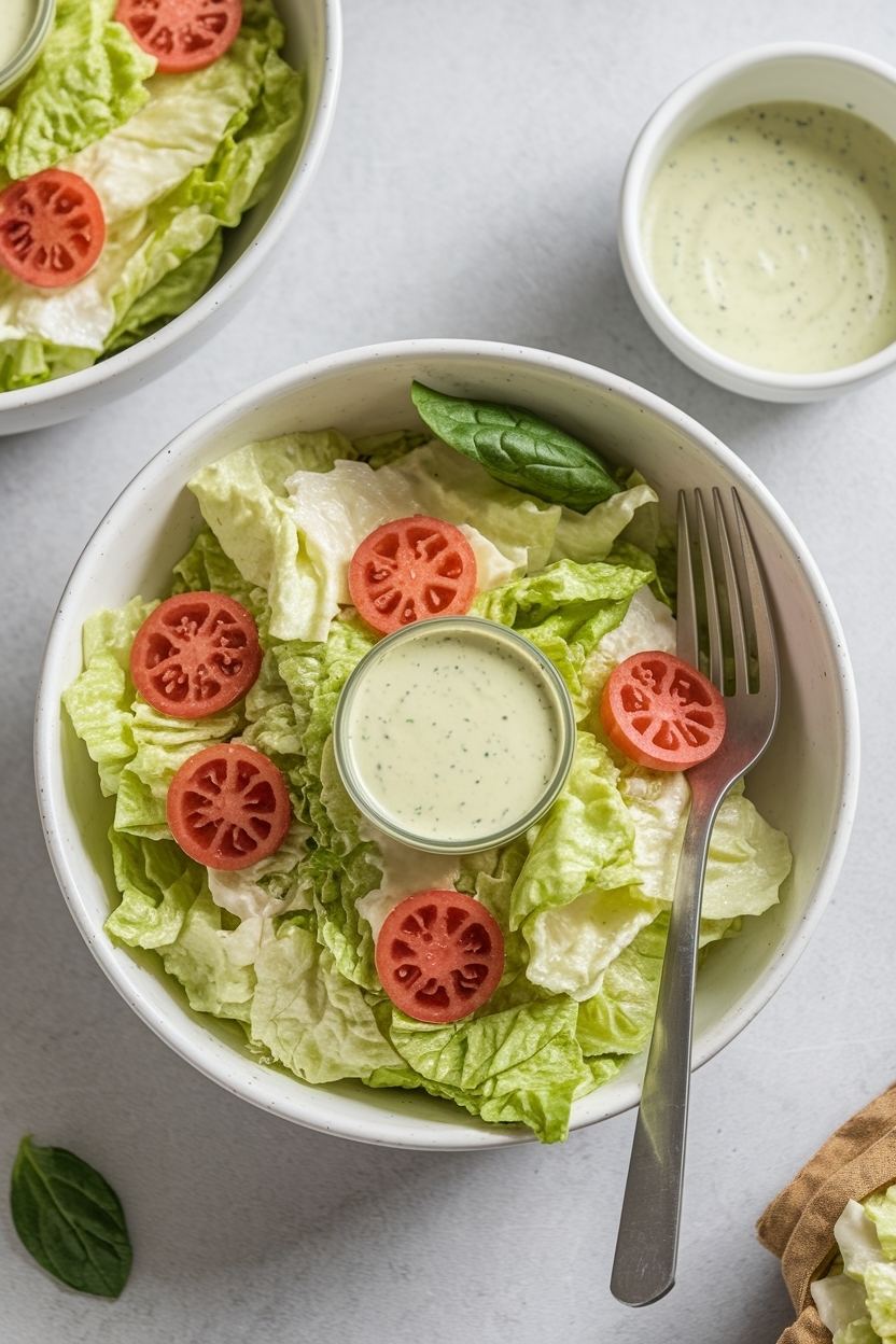 caesar salad recipe homemade dressing