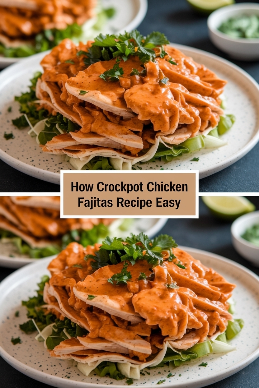 crockpot chicken fajitas recipe easy