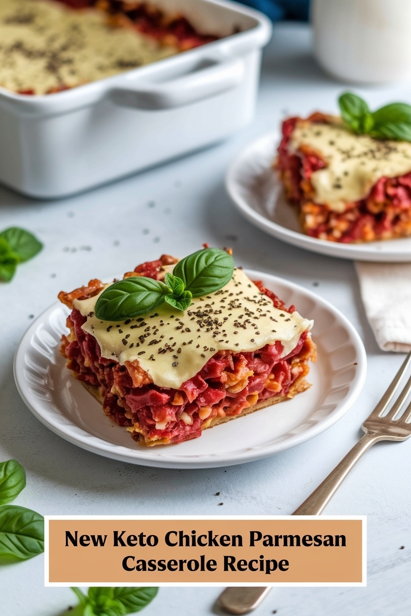 keto chicken parmesan casserole recipe