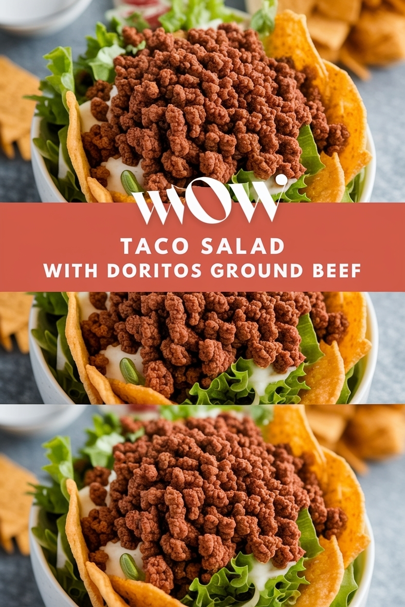 taco salad with doritos ground beef
