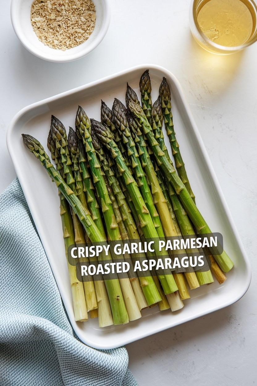 garlic parmesan roasted asparagus