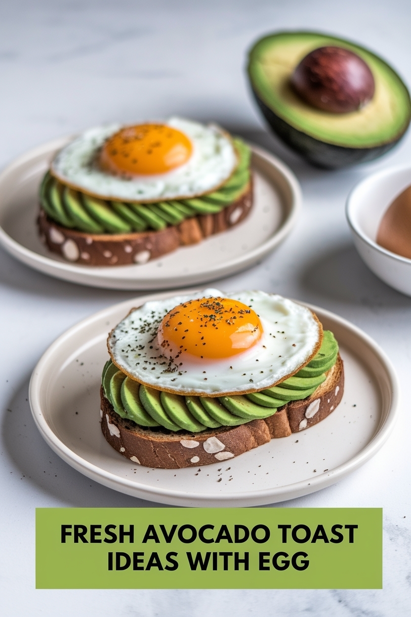avocado toast ideas with egg