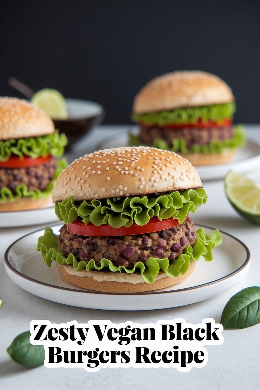 vegan black bean burgers recipe