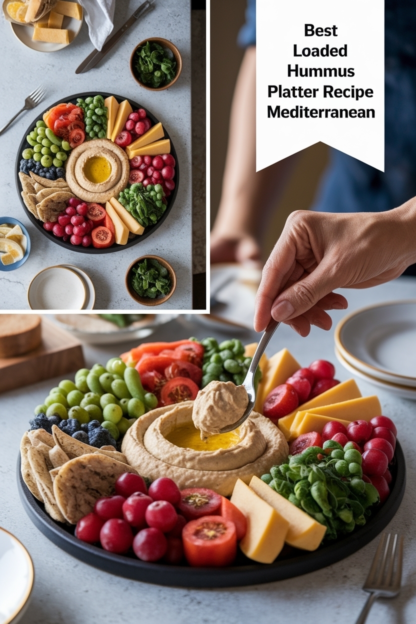 loaded hummus platter recipe mediterranean