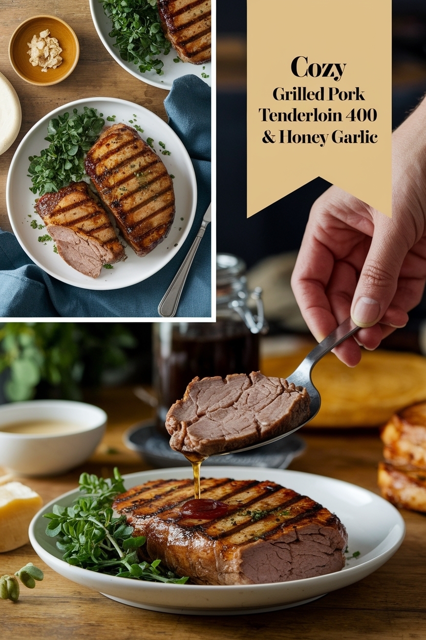grilled pork tenderloin 400 honey garlic