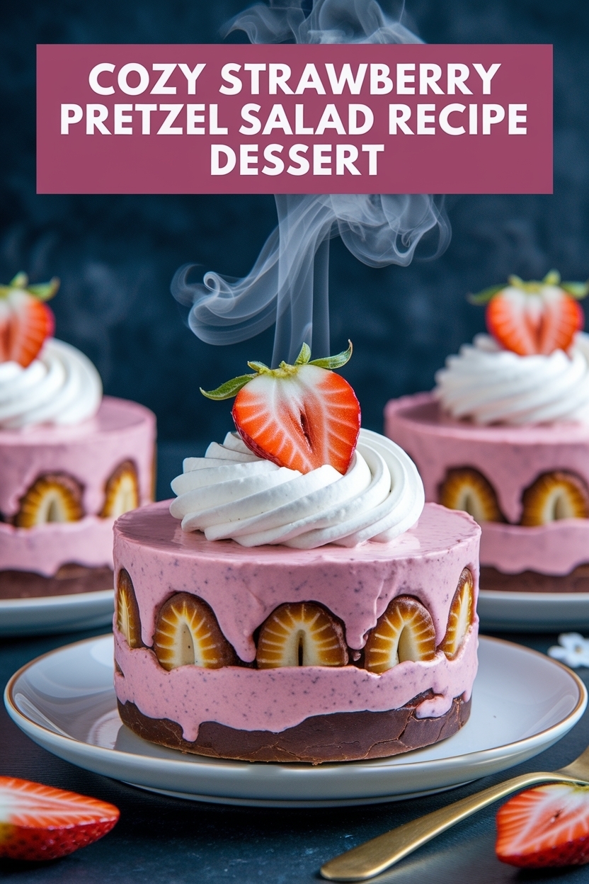 strawberry pretzel salad recipe dessert