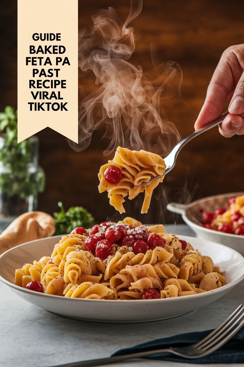 baked feta pasta recipe viral tiktok
