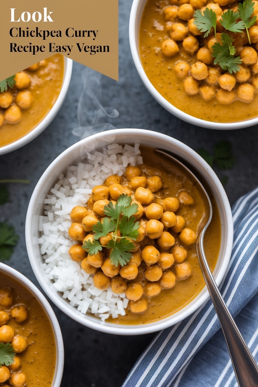 chickpea curry recipe easy vegan