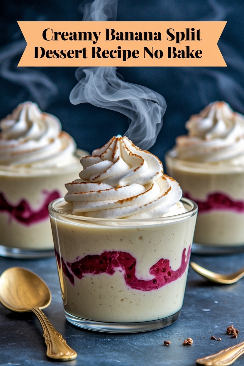 banana split dessert recipe no bake