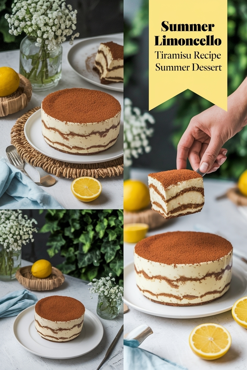 limoncello tiramisu recipe summer dessert