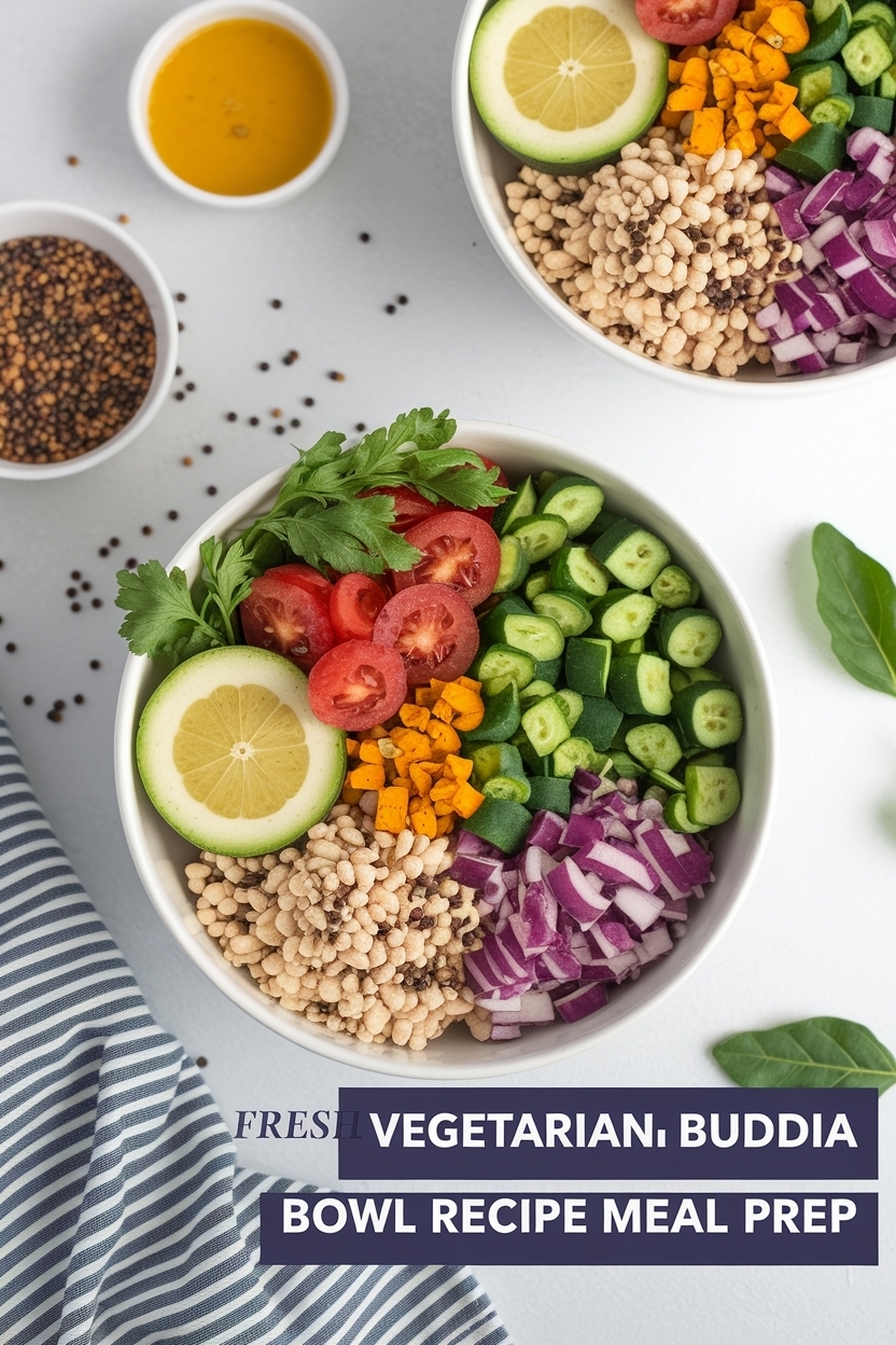 vegetarian buddha bowl recipe meal prep